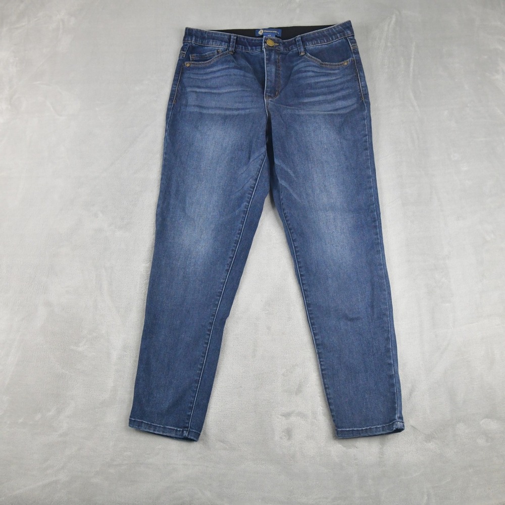 Democracy Ab solution Skinny Jeans Blue Dark Wash B1721F9LL Womens 12 (31x27)